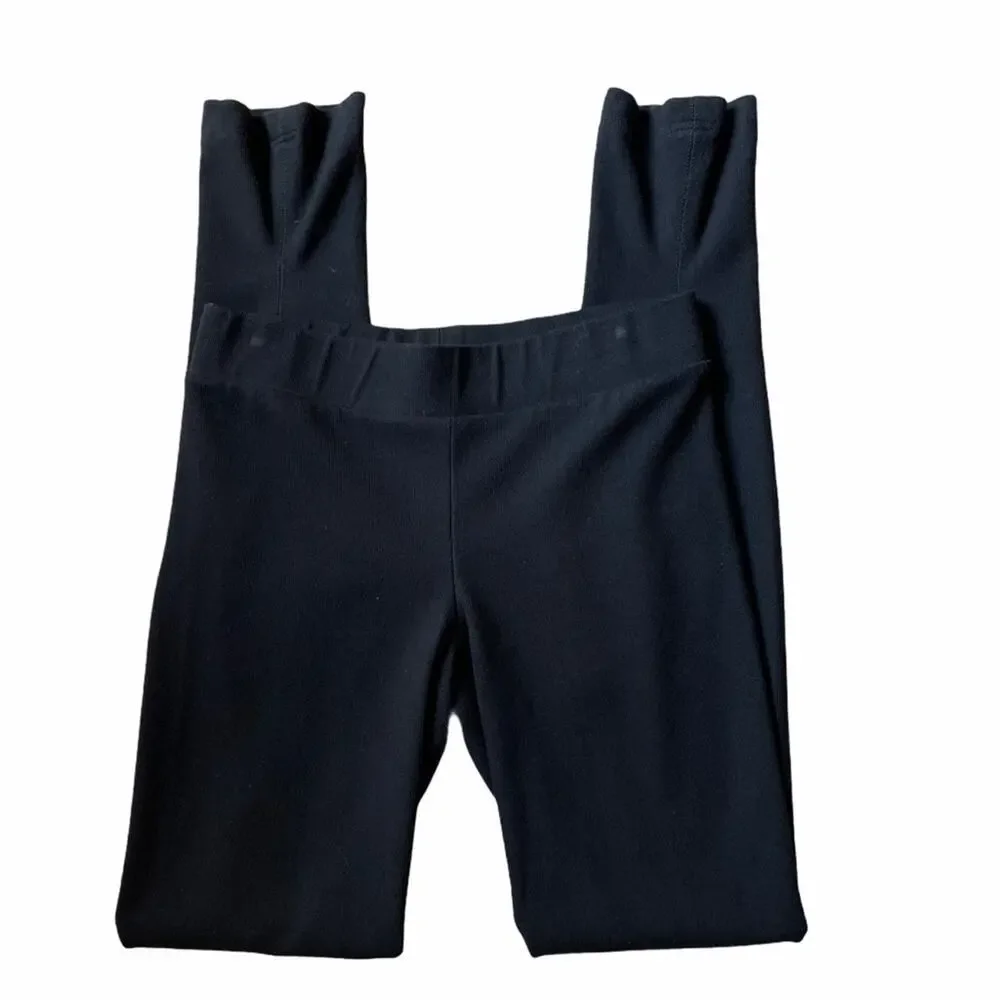 Vince Black Knit Leggings Size Small